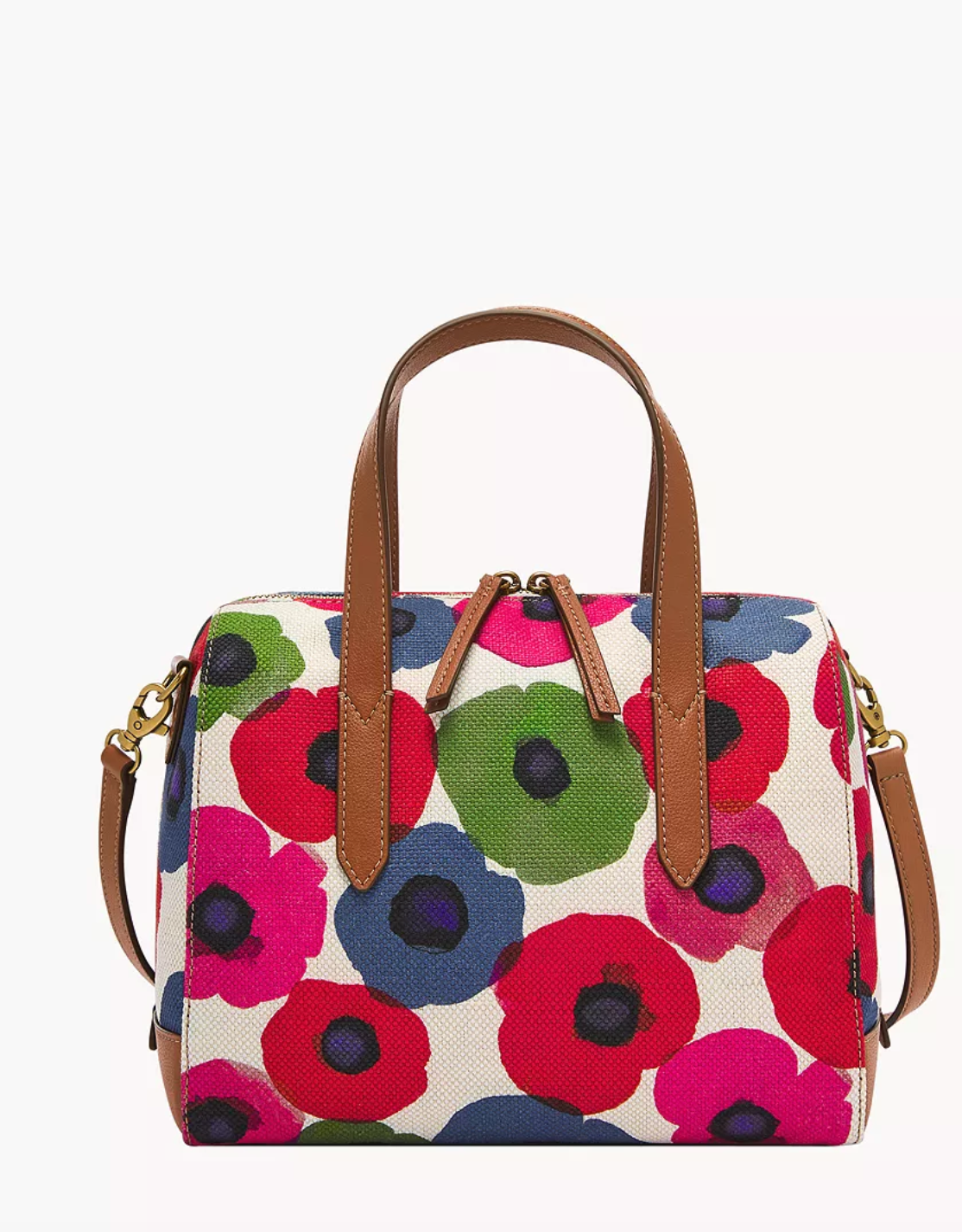 Fossil Sydney Satchel In Floral multi (Pre-Order)