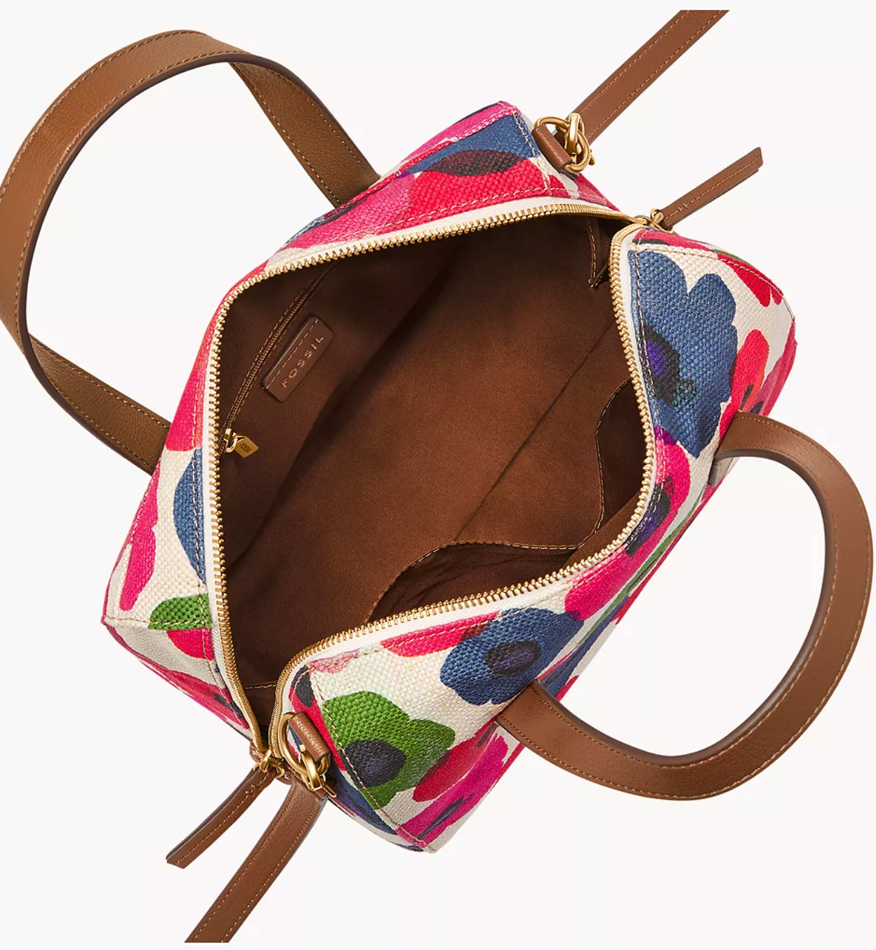 Fossil Sydney Satchel In Floral multi (Pre-Order)