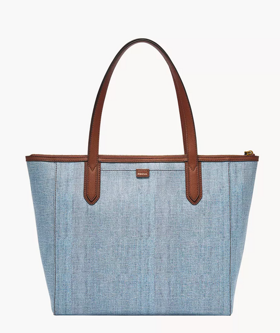 Fossil Sydney Large Tote In Denim (Pre-Order)