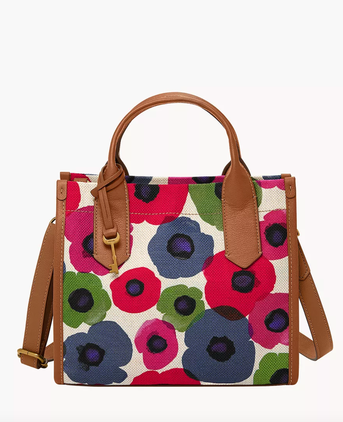 Fossil Kyler Small Tote In Floral Multi (Pre-Order)