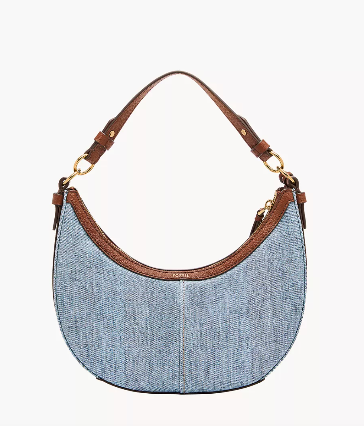 Fossil Shae Small Hobo In Denim (Pre-Order)