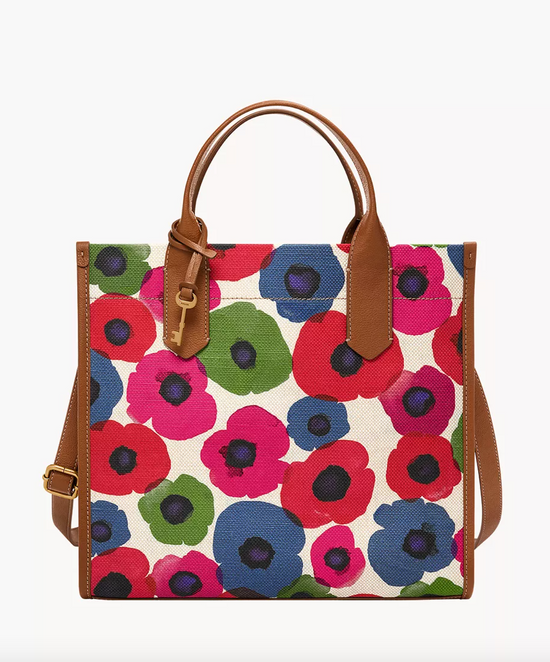 Fossil Kyler Large Tote In Floral Multi (Pre-Order)