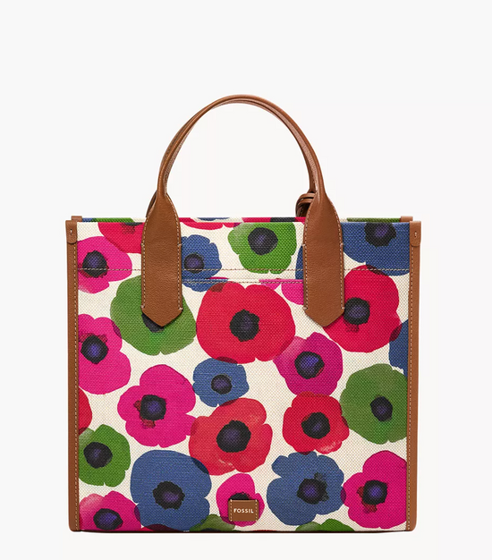 Fossil Kyler Large Tote In Floral Multi (Pre-Order)