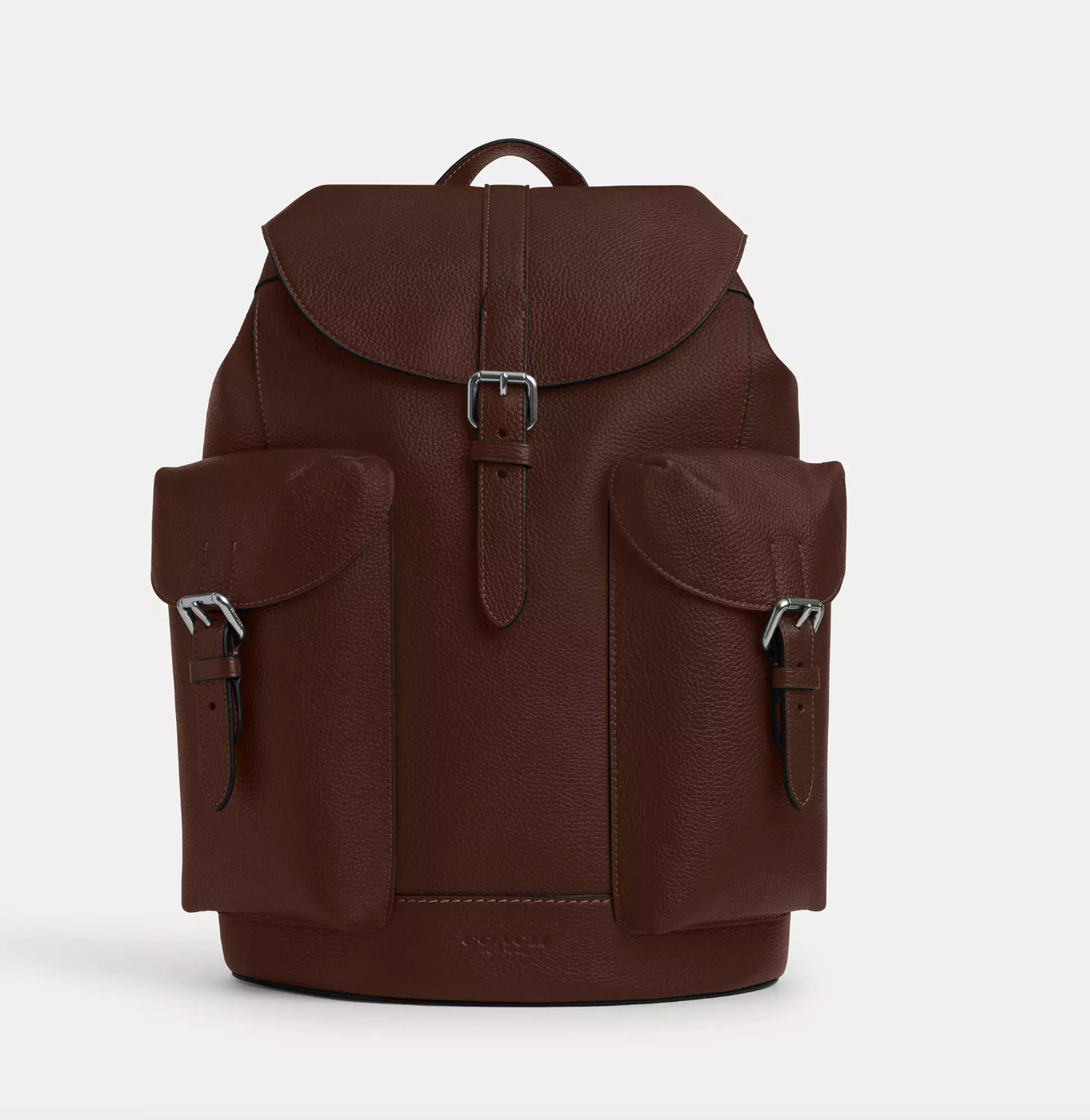 Coach Men Warner Backpack In Silver Maple (Pre-Order)