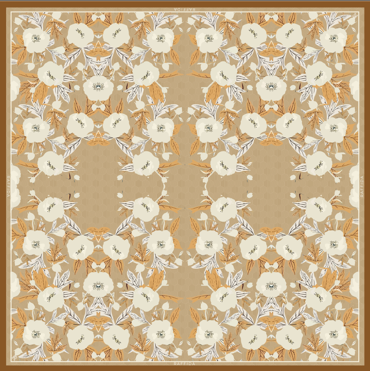 Raffida Poppy In Warm Gold Brown