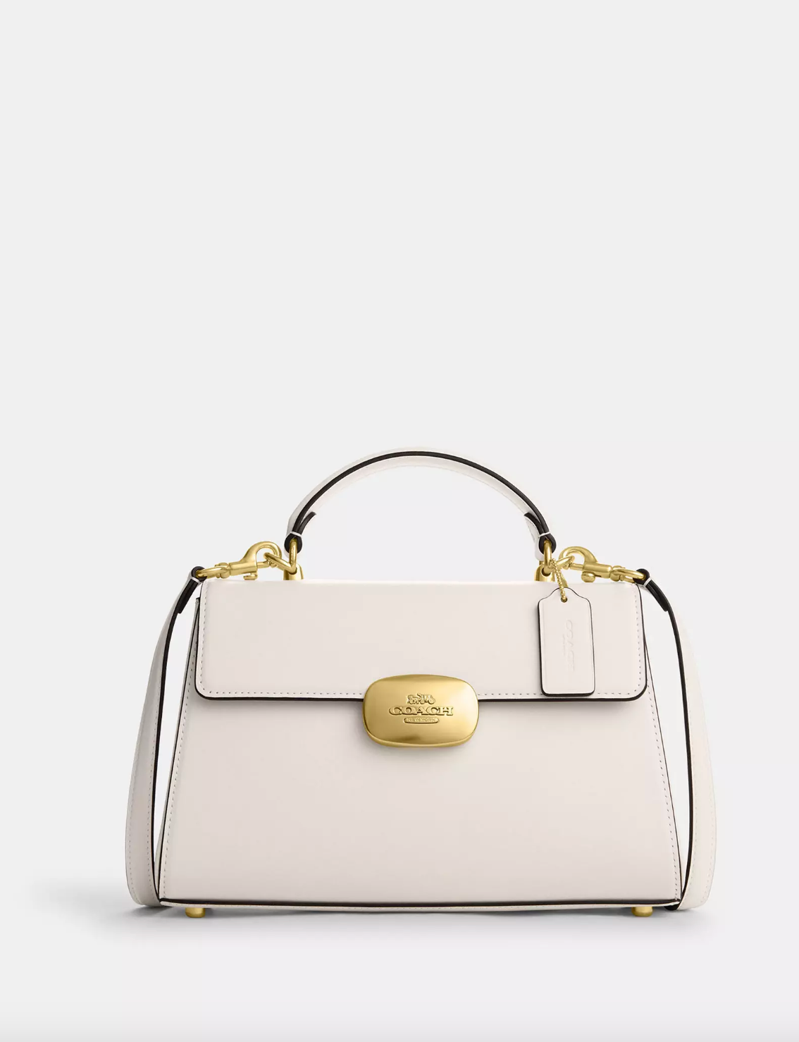 Coach Eliza Top Handle In Chalk