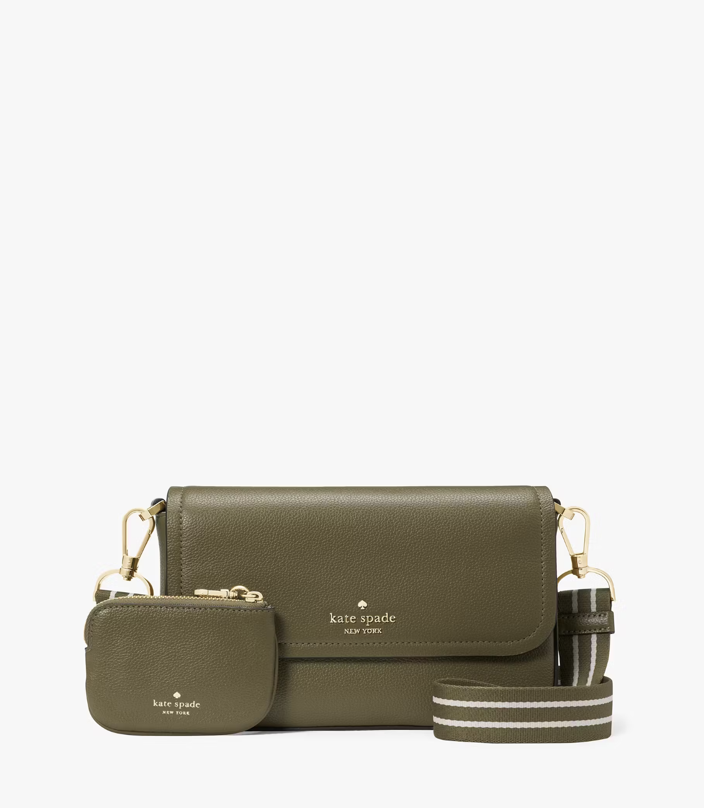 Kate Spade Rosie Flap Crossbody In Seaweed