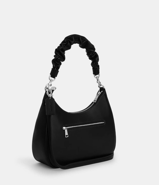 Coach Teri Hobo With Ruching Handle In Black (Pre-Order)