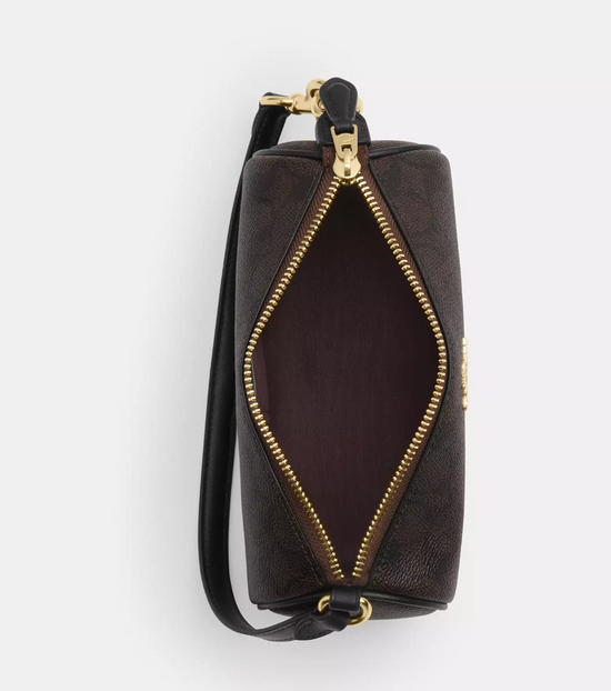 Coach Nolita Barrel Bag In Signature Walnut Black (Pre-Order)