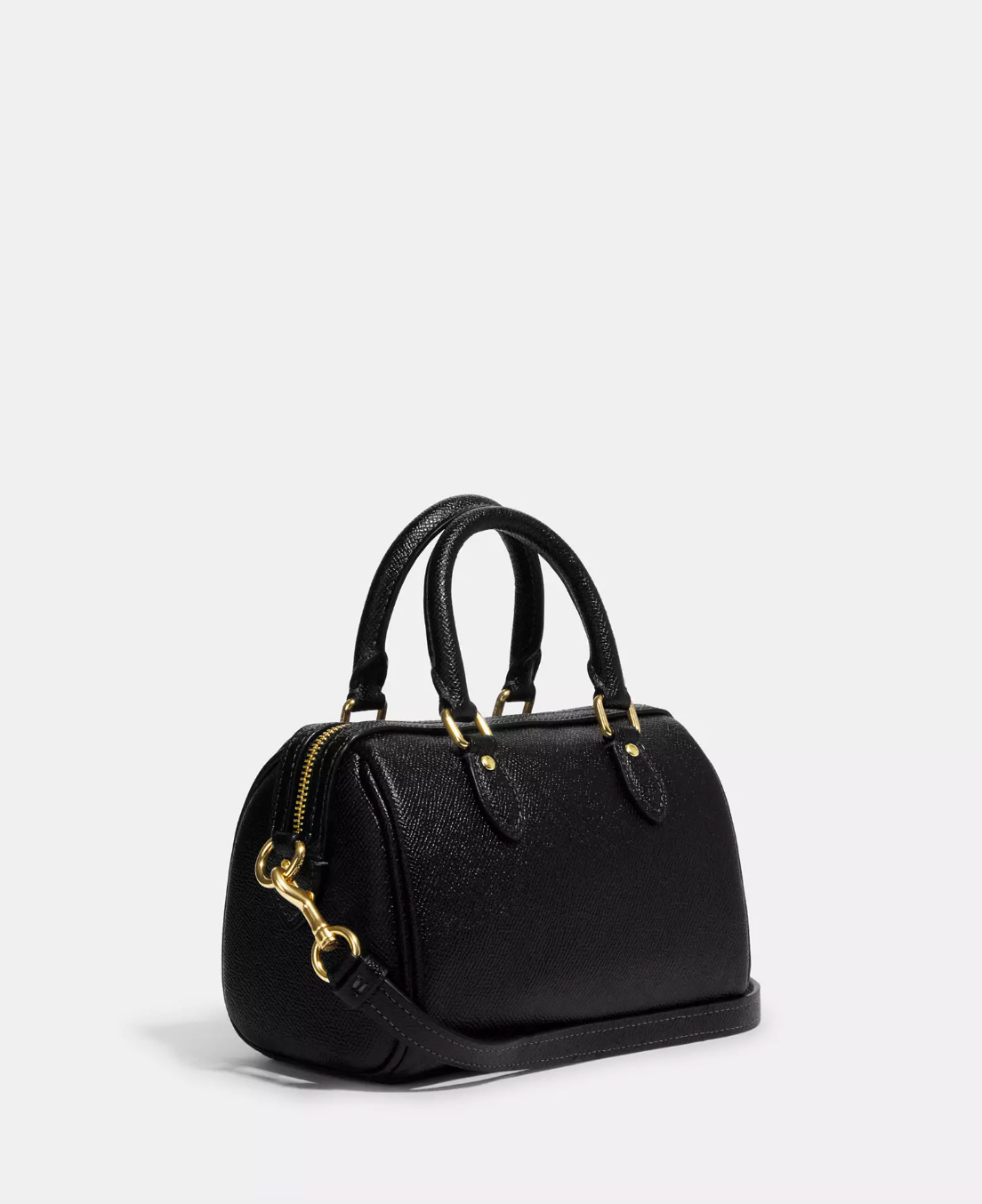 Coach Mini Rowan Crossbody In Black Gold Hardware (Pre-Order)