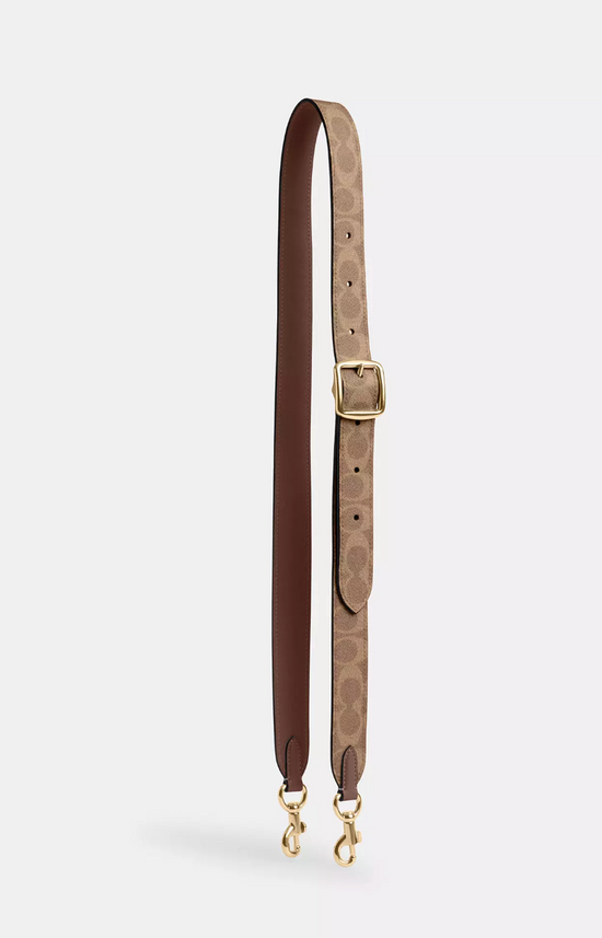 Coach Strap In Signature Gold Tan Brown (Pre-Order)