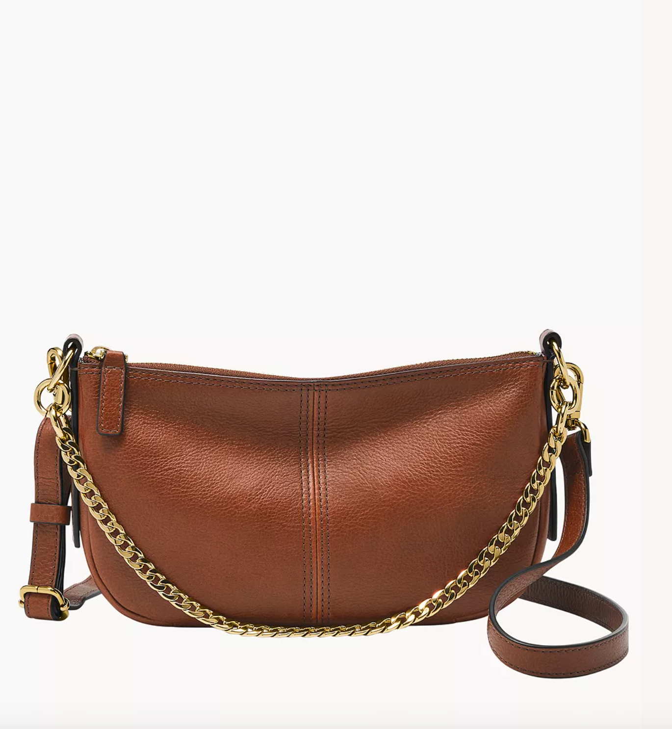 Fossil Jolie Leather Small Crossbody Bag In Brown