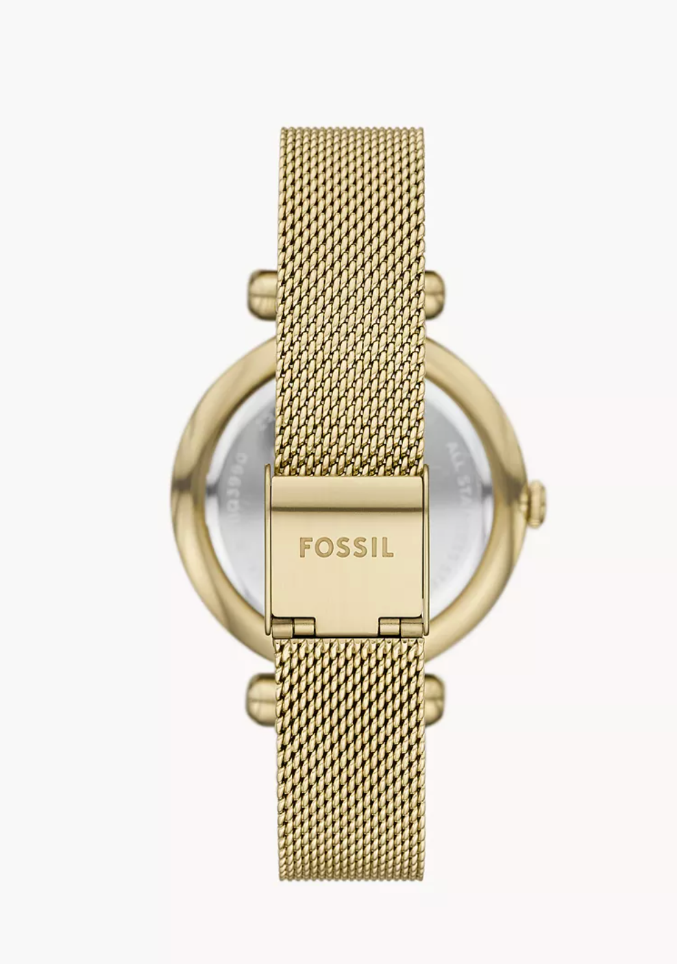 Fossil Women Tillie Three-Hand Gold-Tone Stainless Steel Watch Bq3990 (Pre-Order)