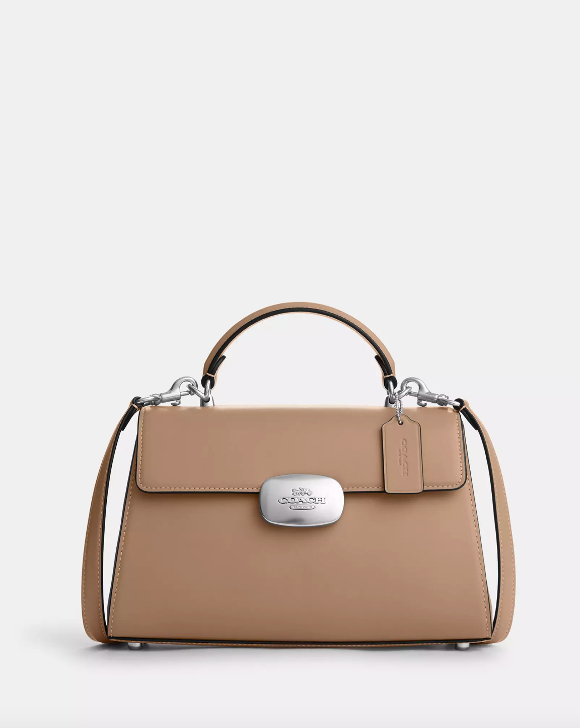 Coach Eliza Top Handle In Taupe (Pre-order)