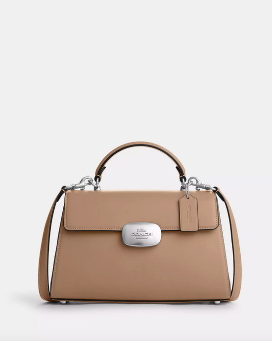 Coach Eliza Top Handle In Taupe (Pre-order)