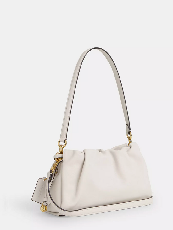 Coach Faye Shoulder Bag With Ruching In Gold Chalk (Pre-Order)