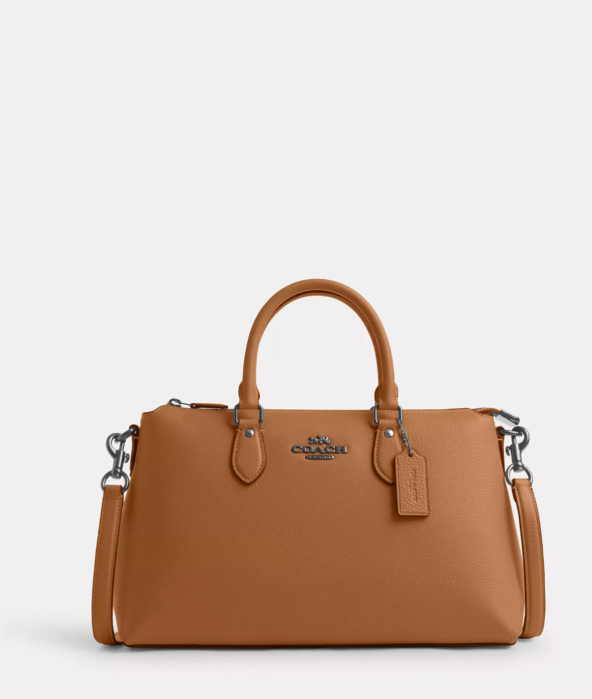 Coach Georgia Satchel In Light Saddle (Pre-Order)