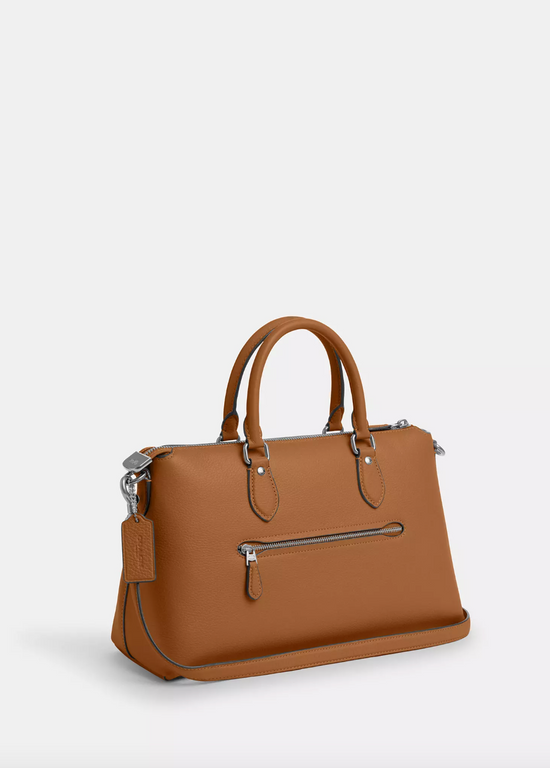 Coach Georgia Satchel In Light Saddle (Pre-Order)