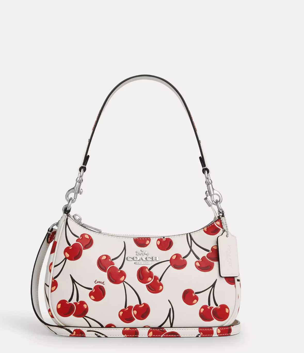 Coach Teri Shoulder Bag With Cherry Print Chalk Multi (Pre-Order)