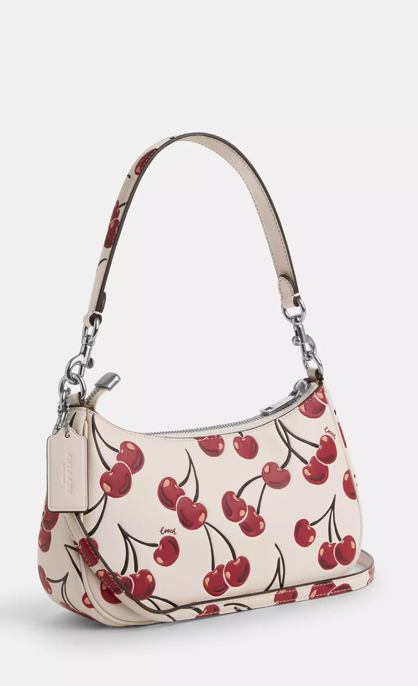 Coach Teri Shoulder Bag With Cherry Print Chalk Multi (Pre-Order)