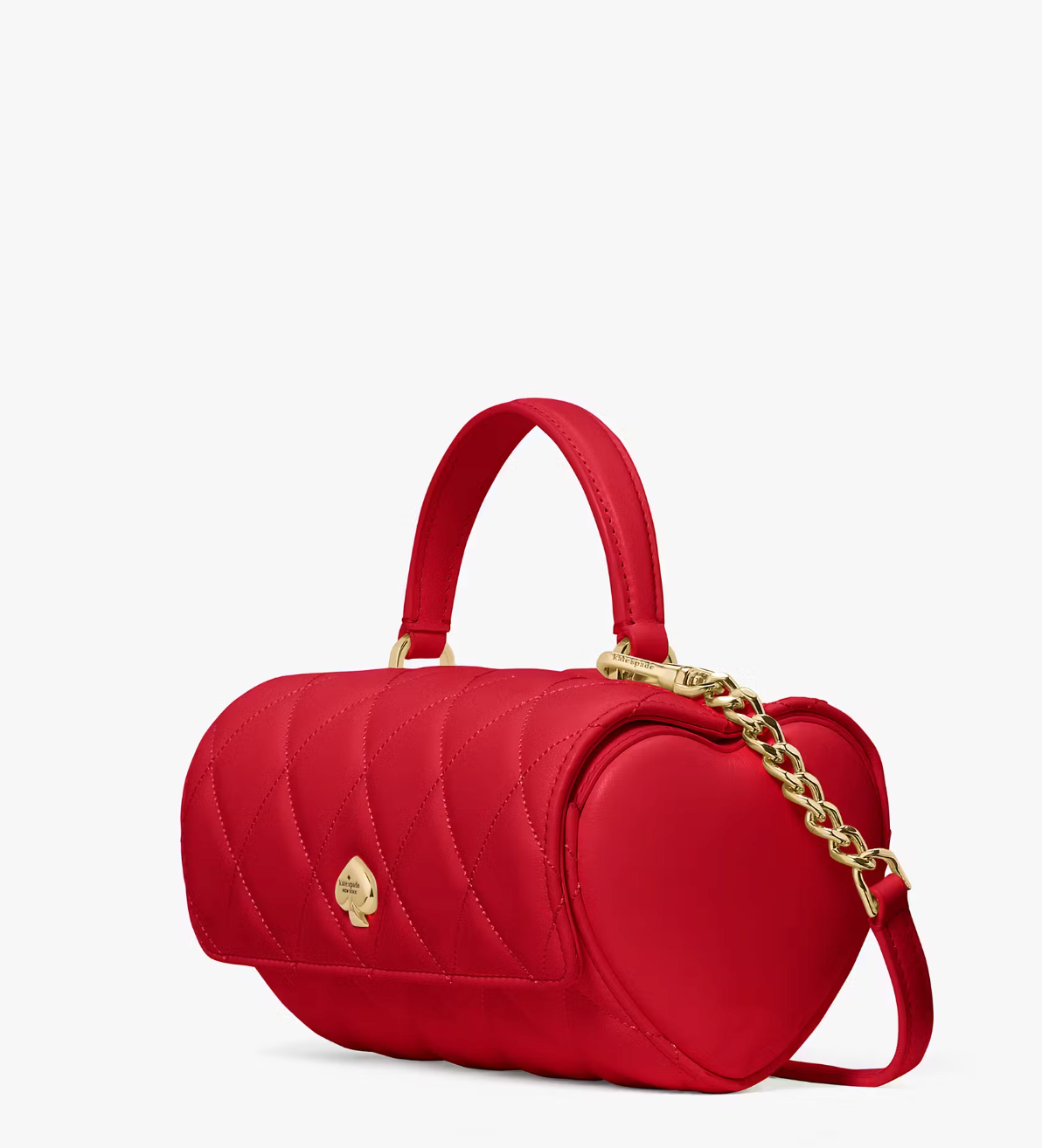 Kate Spade Heart to Heart 3D Barrel Crossbody In Ruby Red (Pre-Order)