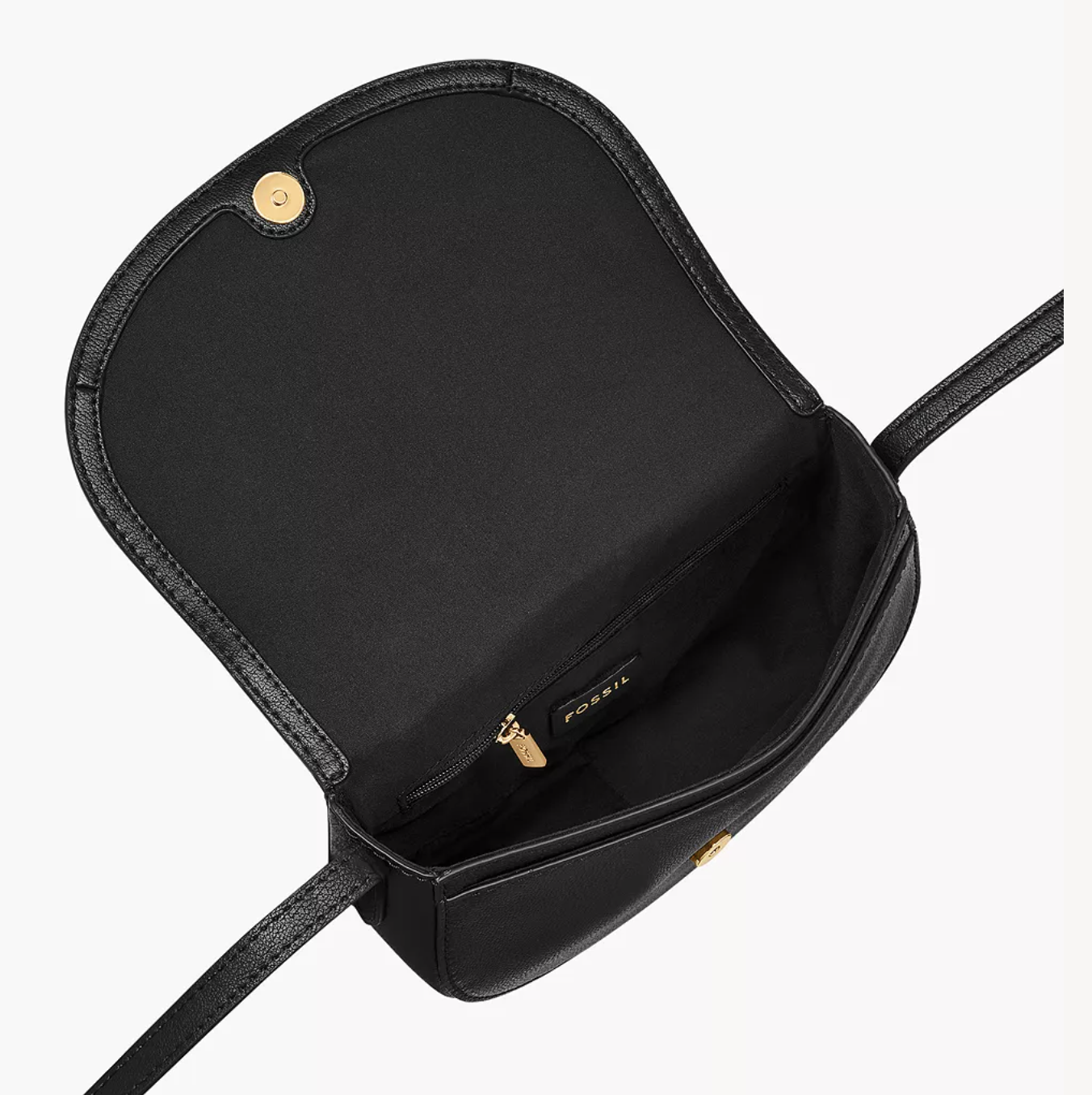 Fossil Emery Small Crossbody In Black (Pre-Order)