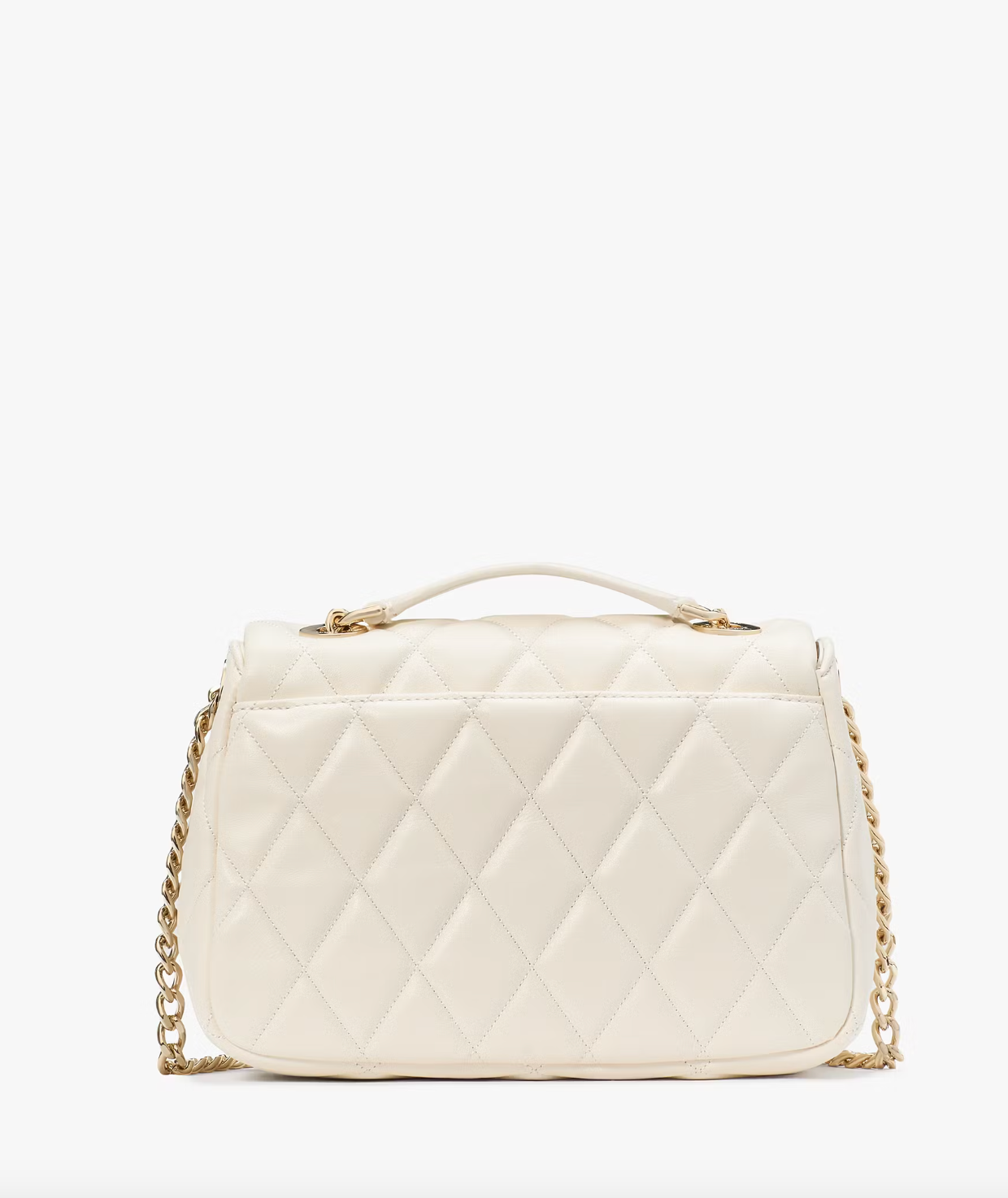 Kate Spade Carey Small Flap Shoulder Bag In Meringue (Pre-Order)