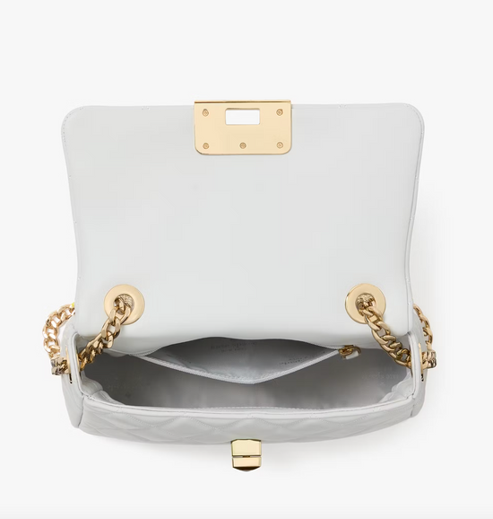 Kate Spade Carey Small Flap Shoulder Bag In Stone Path (Pre-Order)