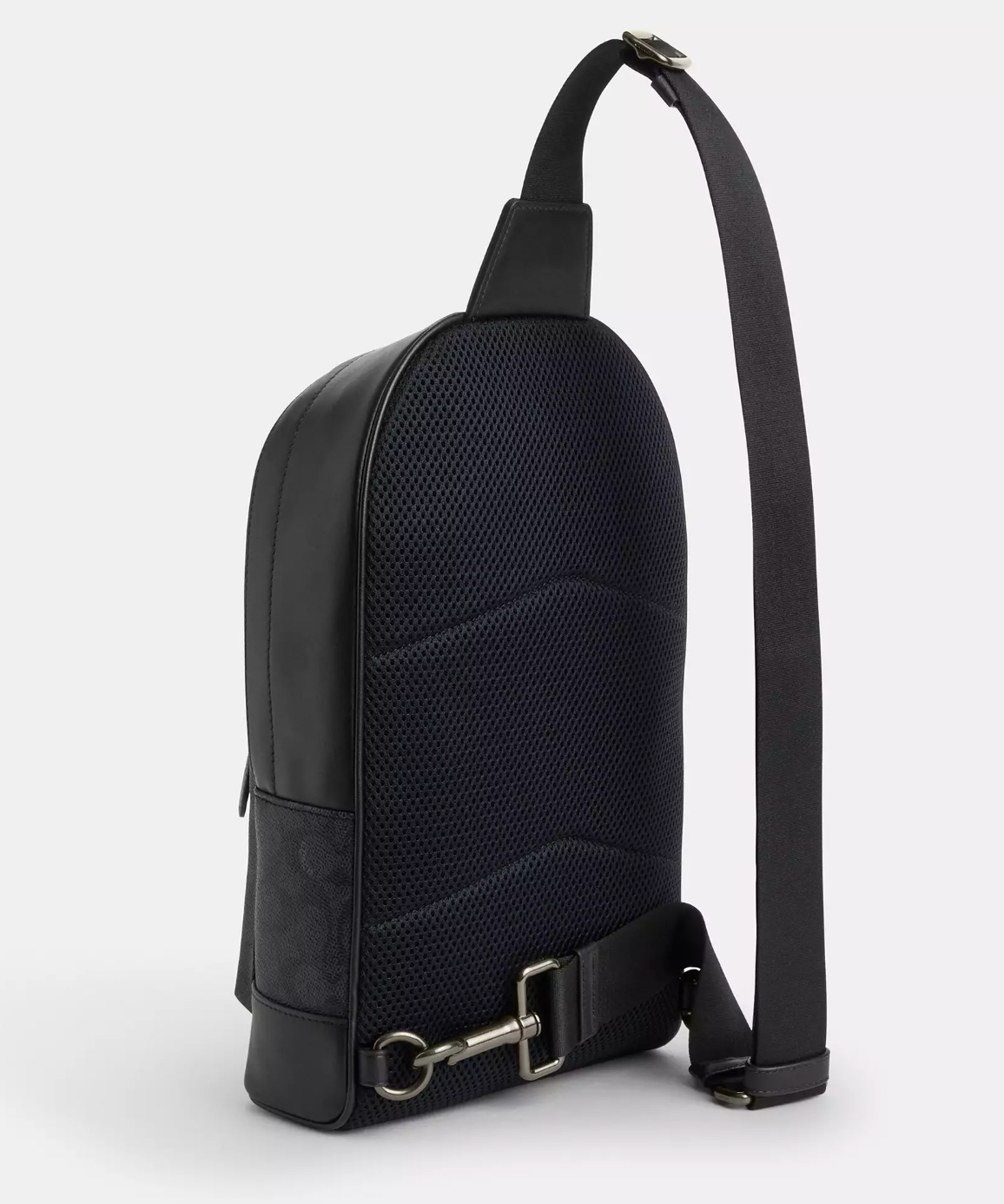 Coach Men West Pack In Varsity Stripes In Black Charcoal (Pre-Order)