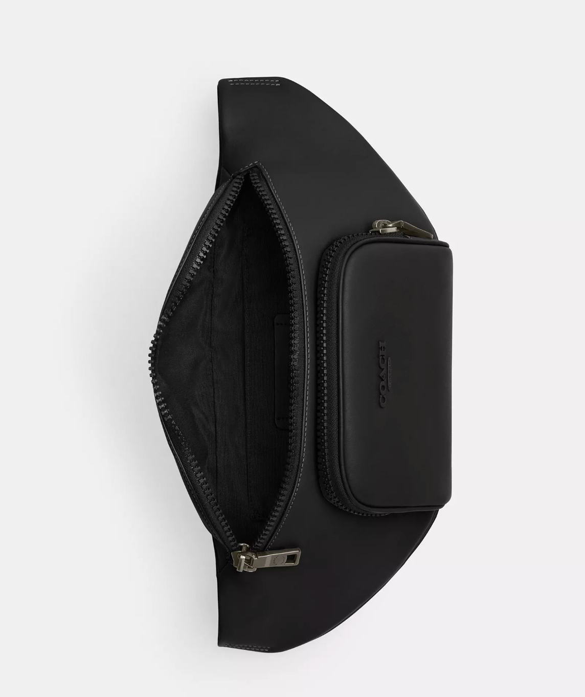 Coach Men Racer Belt Bag In Leather Black (Pre-Order)