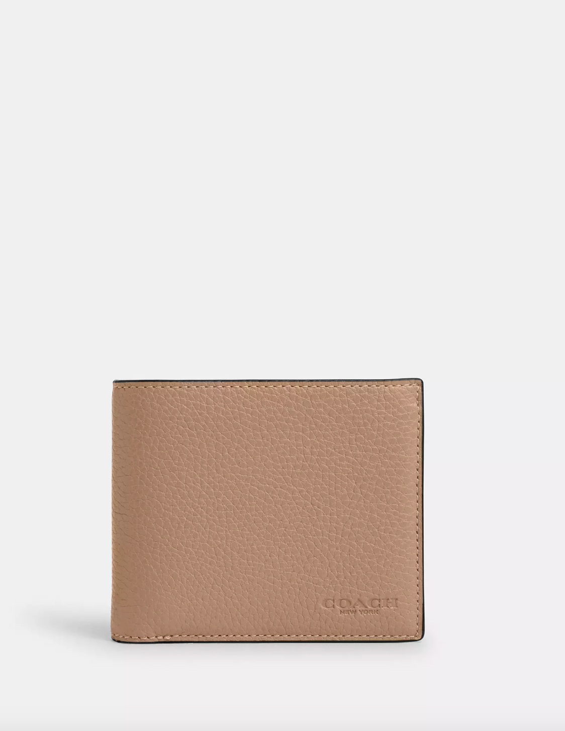 Coach Men 3-In-1 Wallet In Leather Taupe (Pre-Order)