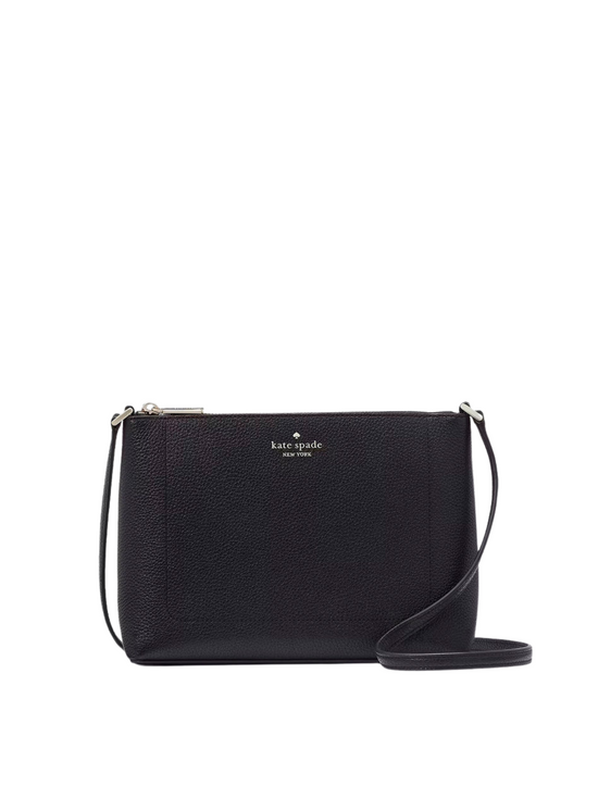 Kate Spade Leila Medium Crossbody In Black (Pre-Order)