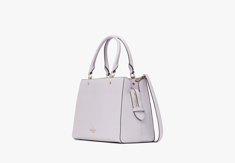 Load image into Gallery viewer, Kate Spade Leila Medium Triple Compartment Satchel In Lilac Moonlight (Pre-Order)
