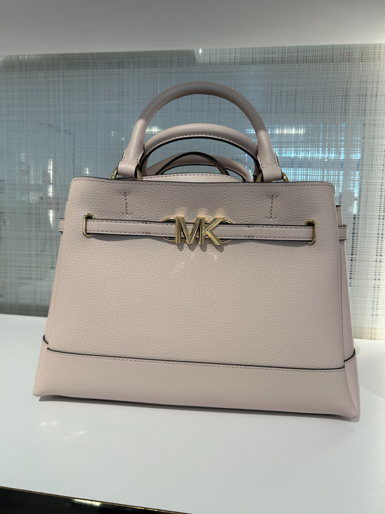 Load image into Gallery viewer, Michael Kors New Reed Large Satchel In Powder Blush
