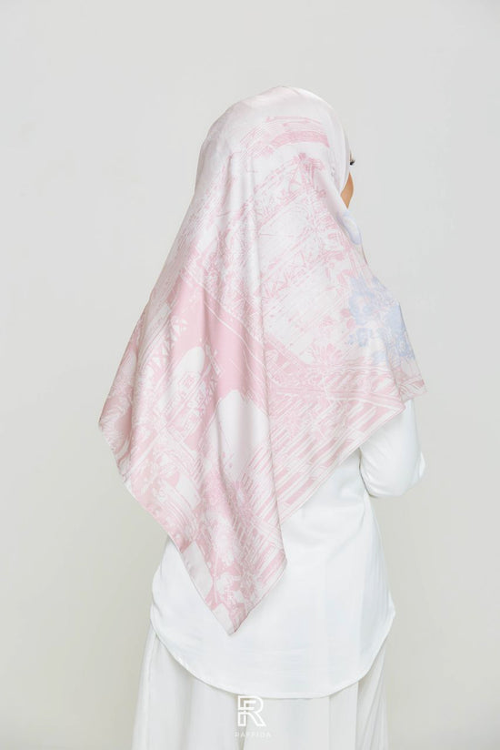 Raffida Brooklyn Shawl In Dusty Pink