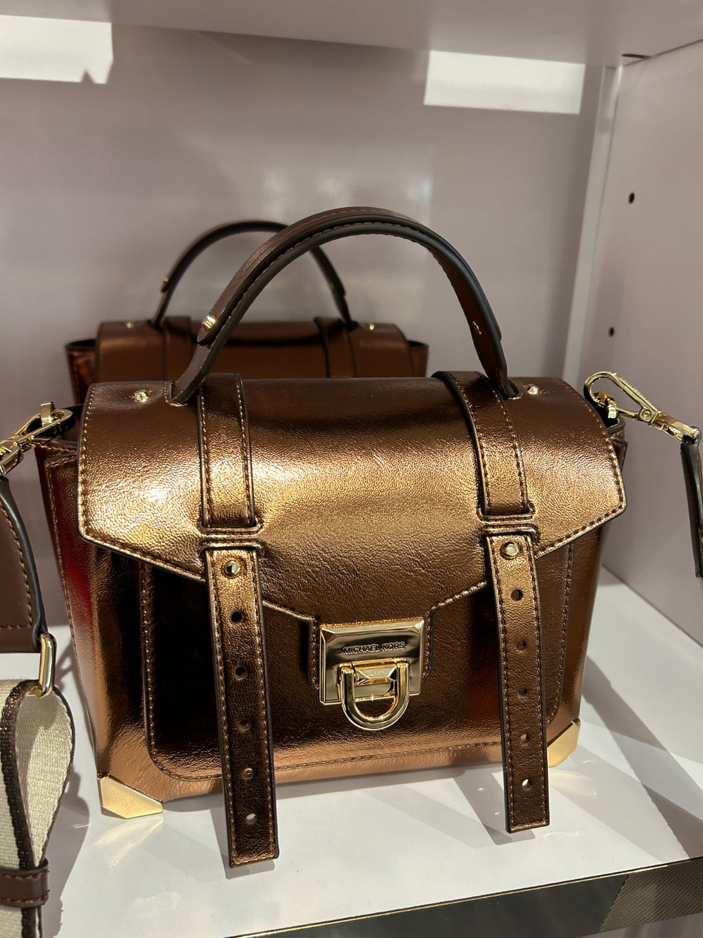 michael kors manhattan brown