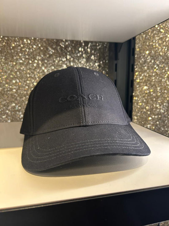 Coach Embroidered Baseball Hat In Black (Pre-Order)