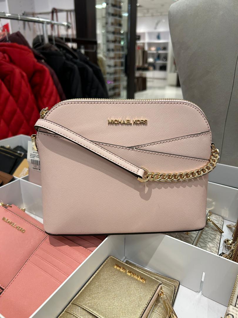 Load image into Gallery viewer, Michael Kors Dome Crossbody In Powder Blush
