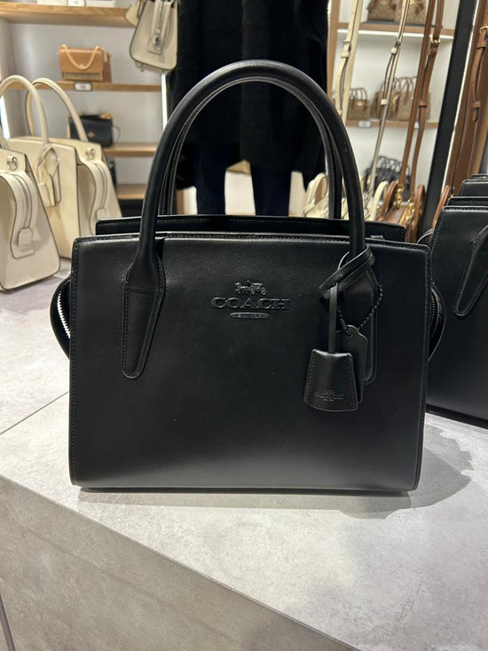 Coach Large Andrea Carryall In Black Copper