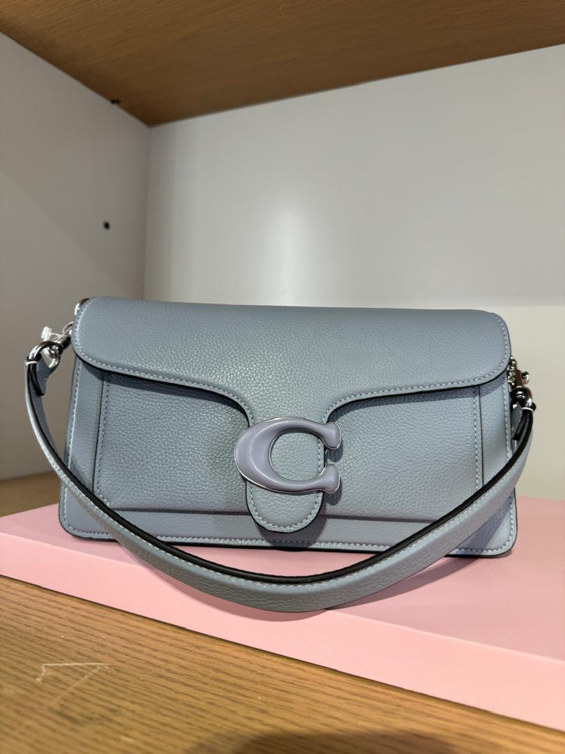 SAS YES SPECIAL ITEM (PRE-ORDER) Coach Tabby Shoulder 26 In Grey Blue (Pre-Order)