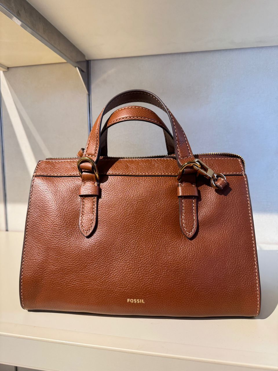 Fossil Tessa Satchel In Brown (Pre-Order)