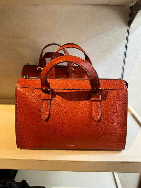 Fossil Tessa Satchel In Red Clay (Pre-Order)