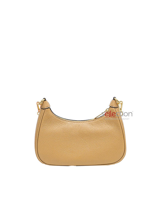 Michael Kors Cora Medium Zip Pouchette In Camel