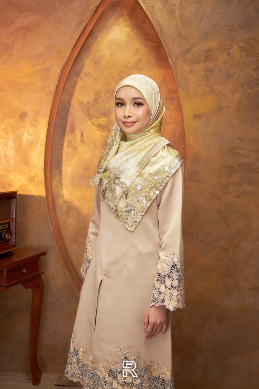 Raffida Mayya In Light Yellow