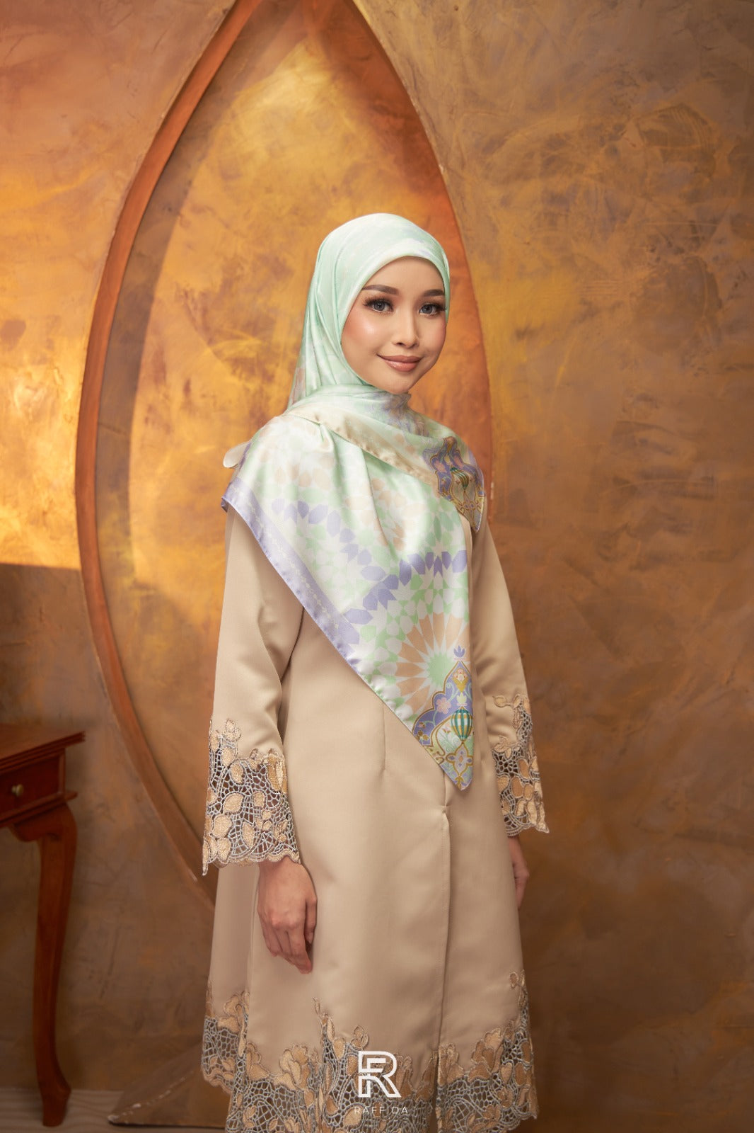 Raffida Mayya In Mint Green