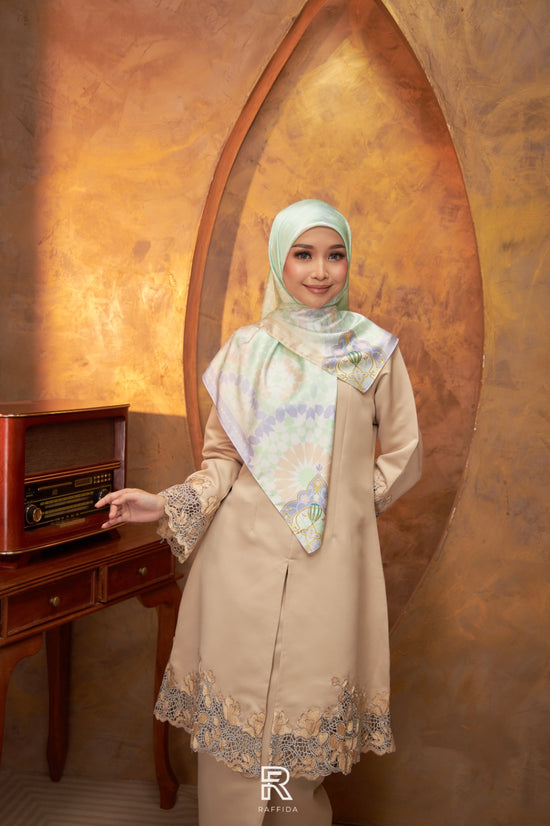 Raffida Mayya In Mint Green