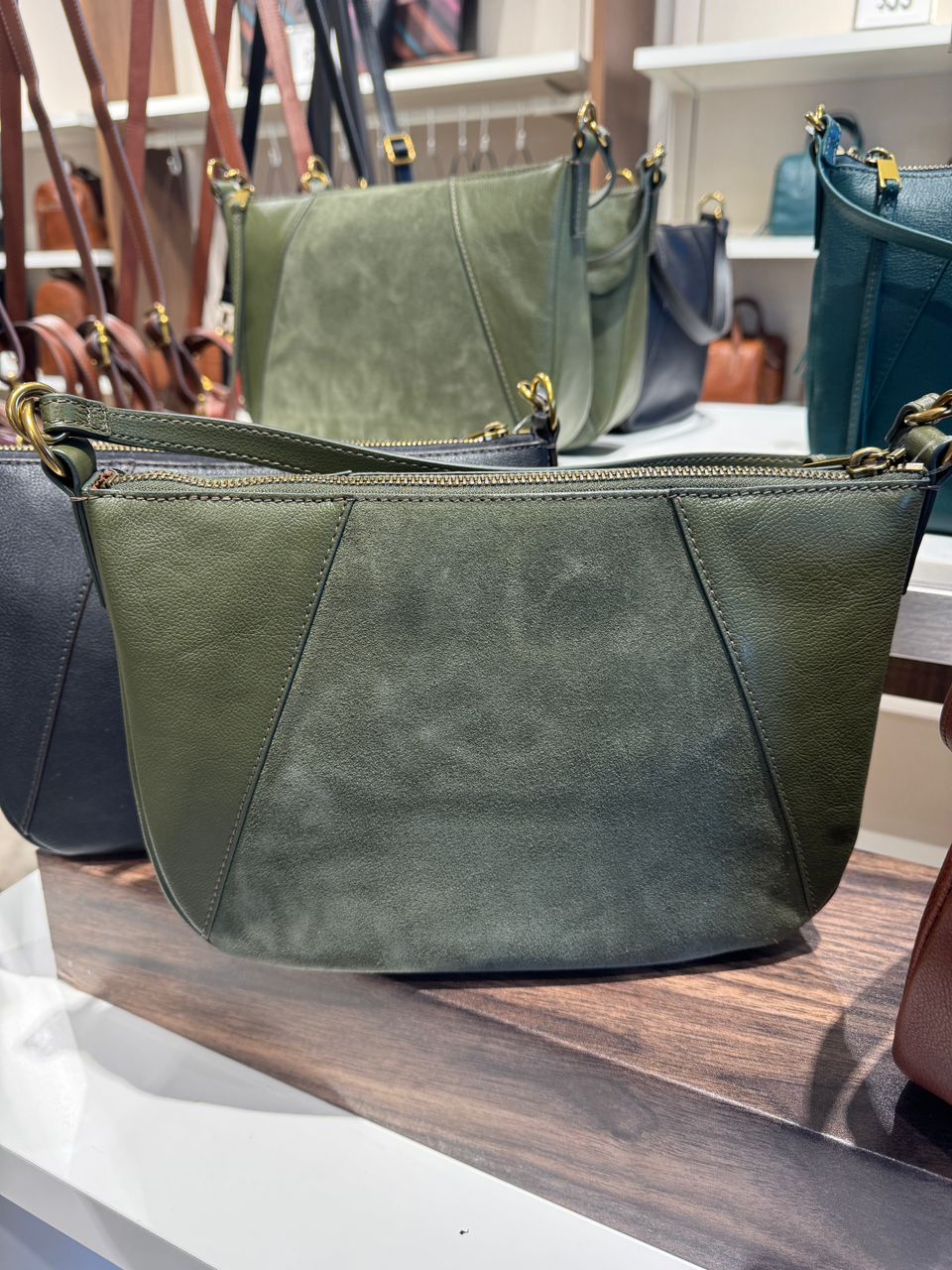 Fossil Skylar Crossbody In Loden Green (Pre-order)