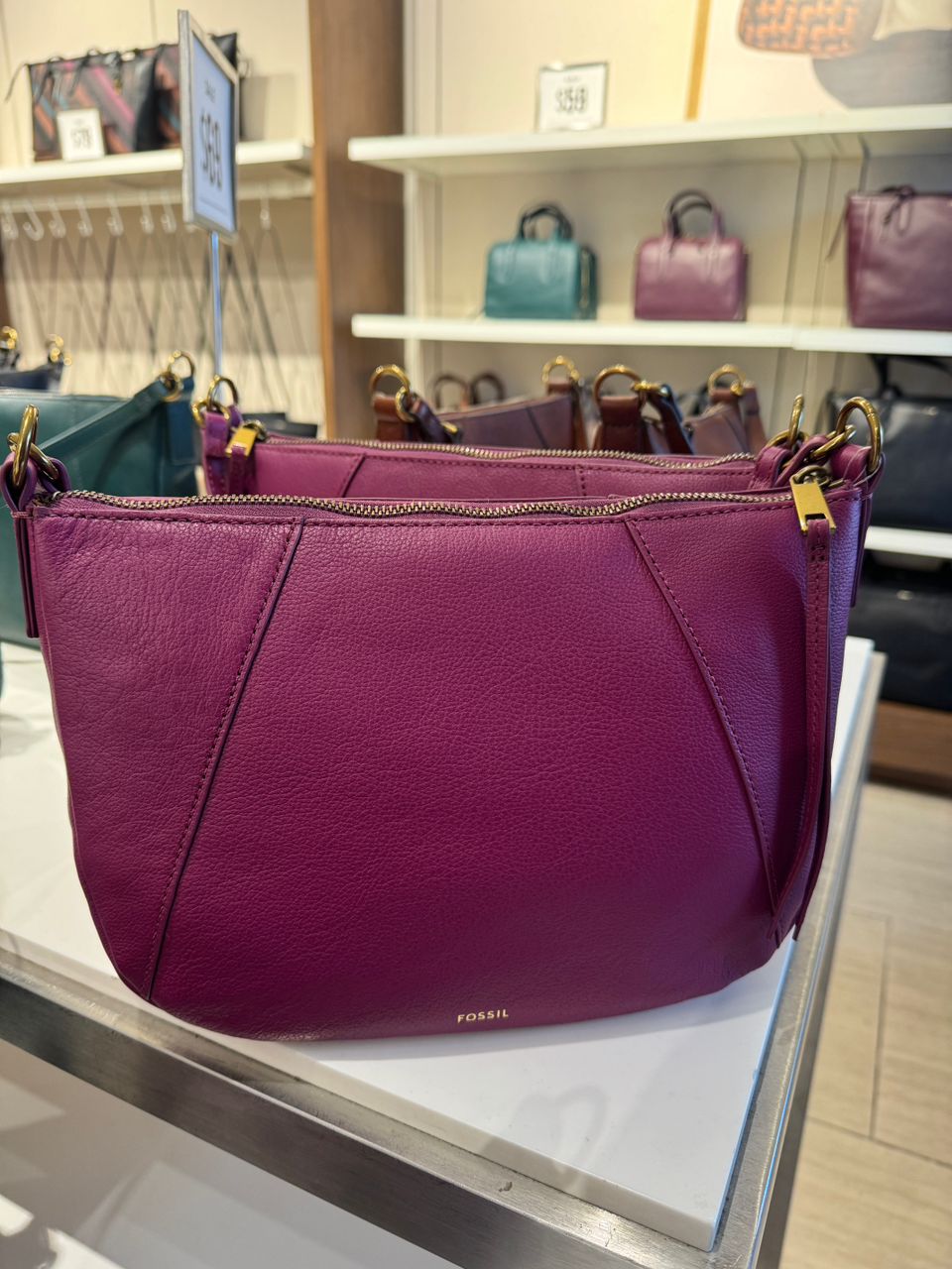 Fossil Skylar Crossbody In Pink Sapphire (Pre-Order)