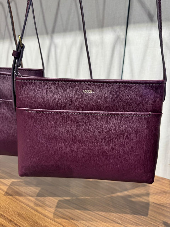 Phoebe Small Crossbody In Raisin (Pre-Order)