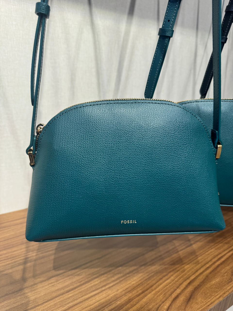 Fossil Bri Dome Crossbody In Deep Jade (Pre-Order)